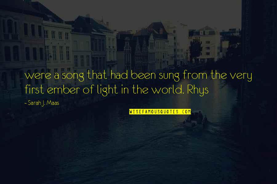 Best Stunting Quotes By Sarah J. Maas: were a song that had been sung from Best Stunting Quotes By Sarah J. Maas: were a song that had been sung from