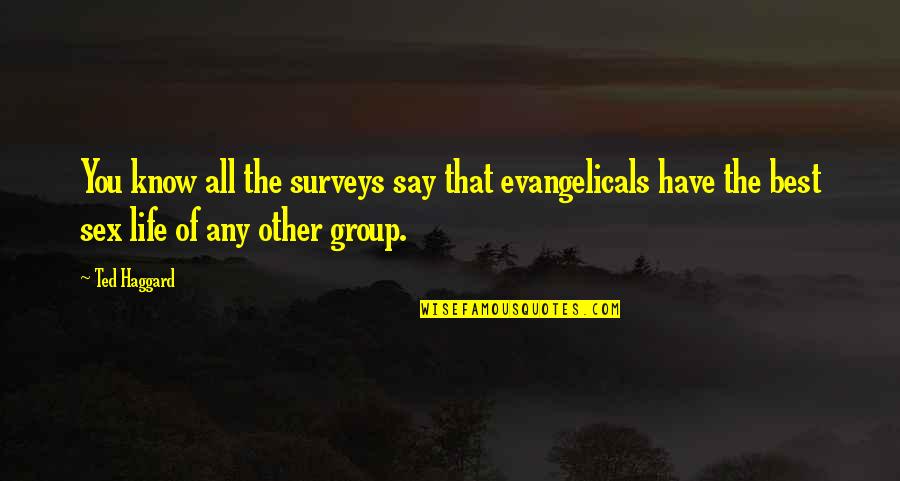 Best Ted Quotes By Ted Haggard: You know all the surveys say that evangelicals Best Ted Quotes By Ted Haggard: You know all the surveys say that evangelicals