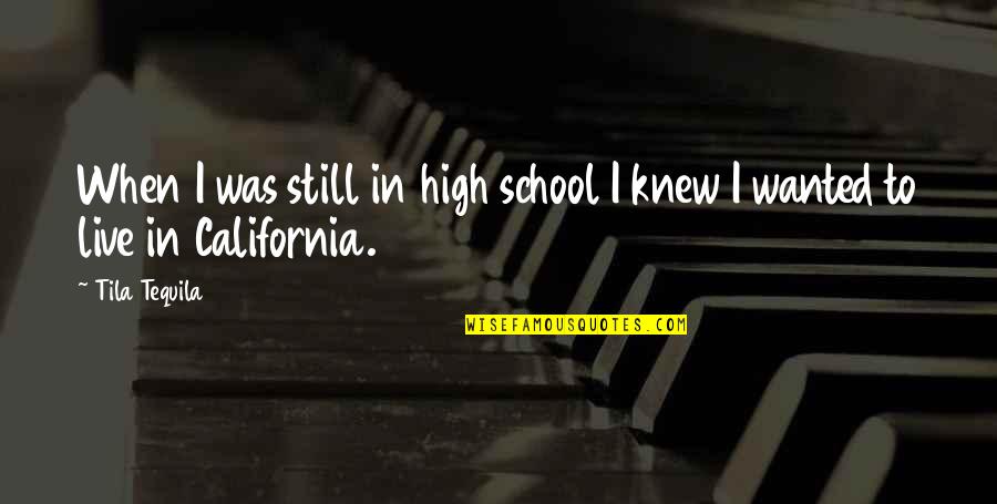 Best Tequila Quotes By Tila Tequila: When I was still in high school I