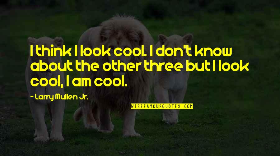 Best Thinking About You Quotes By Larry Mullen Jr.: I think I look cool. I don't know