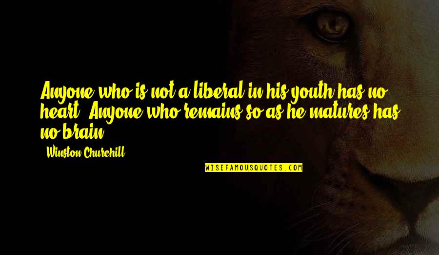 Best Tpobaw Quotes By Winston Churchill: Anyone who is not a liberal in his