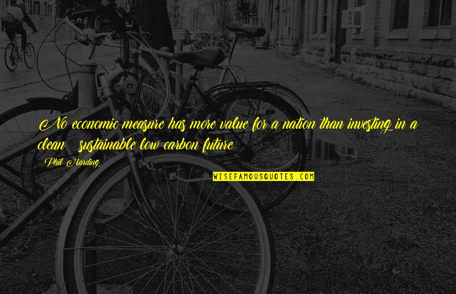 Best Value Investing Quotes By Phil Harding: No economic measure has more value for a Best Value Investing Quotes By Phil Harding: No economic measure has more value for a