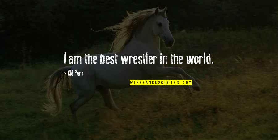 Best Wwe Quotes By CM Punk: I am the best wrestler in the world.