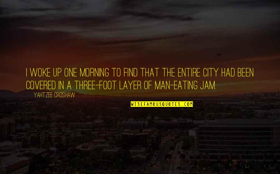 Best Yahtzee Quotes By Yahtzee Croshaw: I woke up one morning to find that