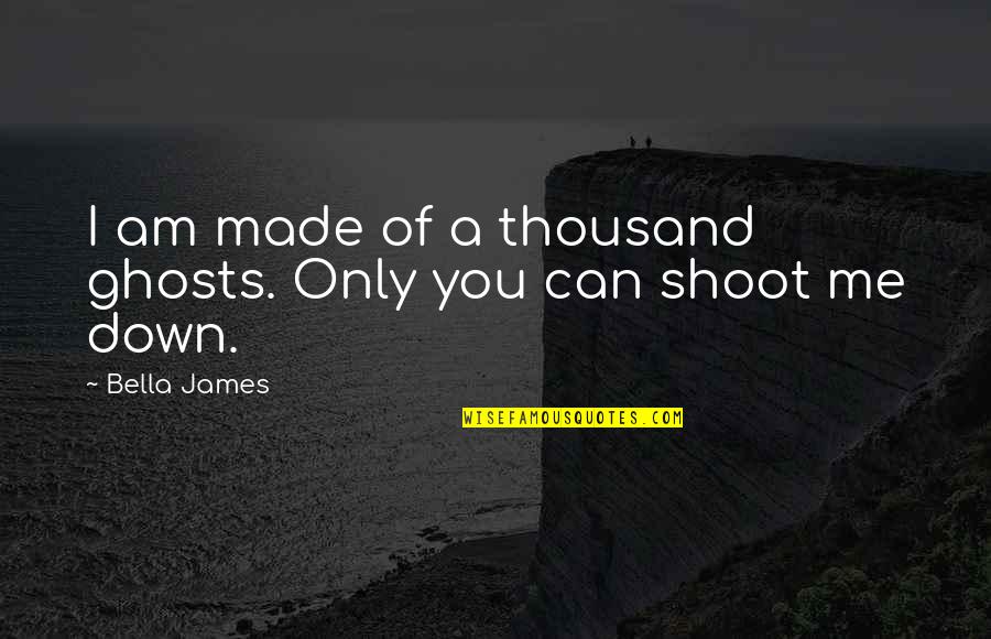 Best You Can Quotes By Bella James: I am made of a thousand ghosts. Only