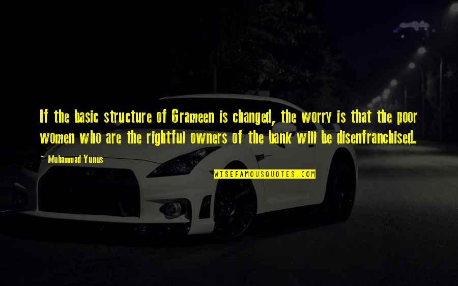 Besuchen Verb Quotes By Muhammad Yunus: If the basic structure of Grameen is changed, Besuchen Verb Quotes By Muhammad Yunus: If the basic structure of Grameen is changed,
