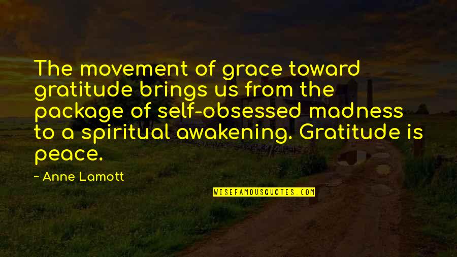 Beszterczey Murder Quotes By Anne Lamott: The movement of grace toward gratitude brings us