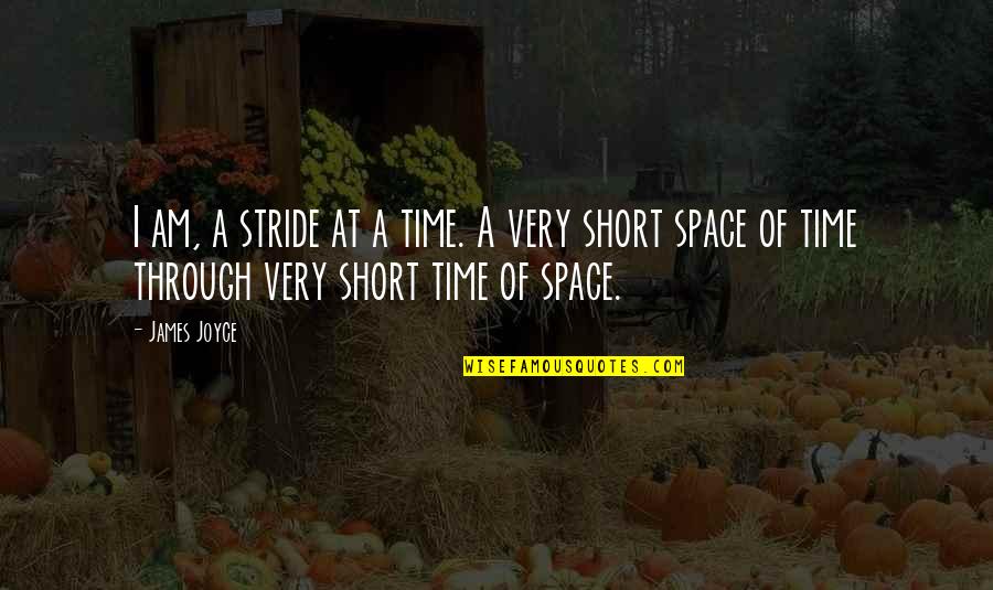 Betrayed And Abandoned Quotes By James Joyce: I am, a stride at a time. A Betrayed And Abandoned Quotes By James Joyce: I am, a stride at a time. A