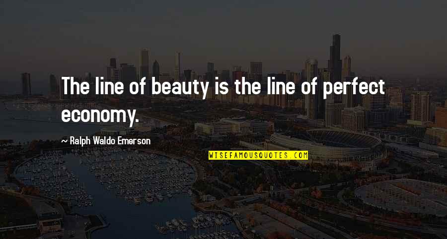 Betzabeth Alarcon Quotes By Ralph Waldo Emerson: The line of beauty is the line of