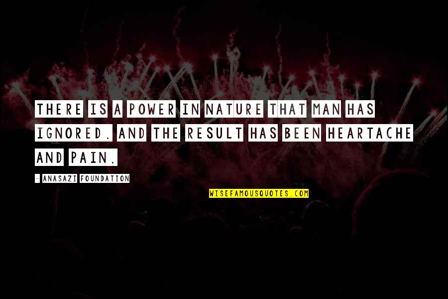 Bewares Servers Quotes By Anasazi Foundation: There is a power in nature that man
