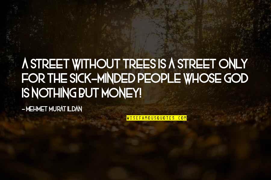 Beyhadh Quotes By Mehmet Murat Ildan: A street without trees is a street only