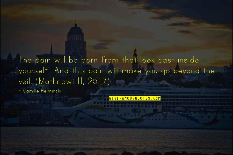 Beyond You Quotes By Camille Helminski: The pain will be born from that look Beyond You Quotes By Camille Helminski: The pain will be born from that look