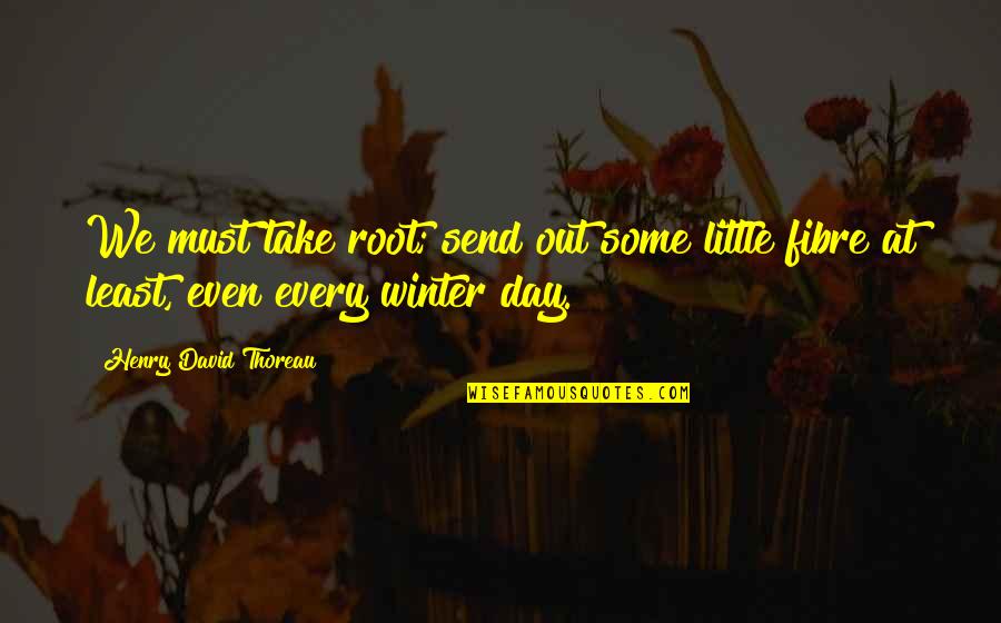 Bezenet Quotes By Henry David Thoreau: We must take root; send out some little