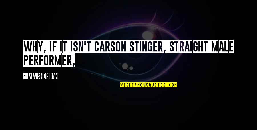 Bhalchandra Vatika Quotes By Mia Sheridan: Why, if it isn't Carson Stinger, Straight Male Bhalchandra Vatika Quotes By Mia Sheridan: Why, if it isn't Carson Stinger, Straight Male
