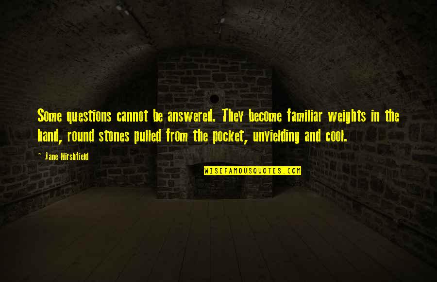 Bharathiyar Motivational Tamil Quotes By Jane Hirshfield: Some questions cannot be answered. They become familiar