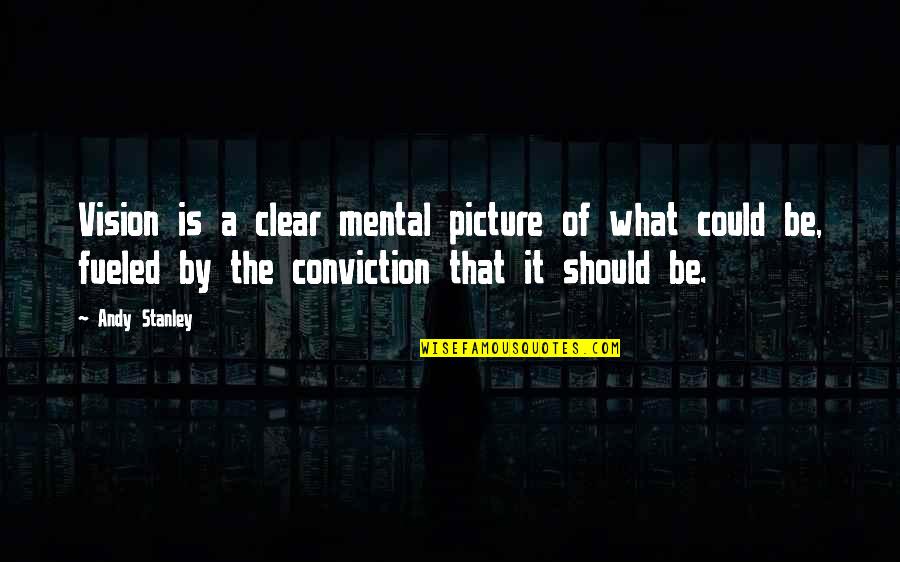 Bheeshma Telugu Quotes By Andy Stanley: Vision is a clear mental picture of what Bheeshma Telugu Quotes By Andy Stanley: Vision is a clear mental picture of what