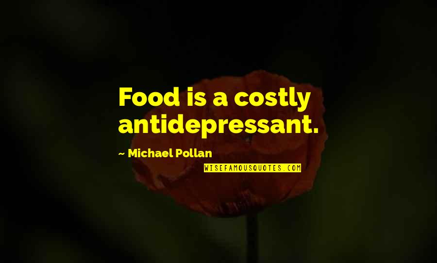Bi Ri Ket Tek Katli Bi Na Quotes By Michael Pollan: Food is a costly antidepressant. Bi Ri Ket Tek Katli Bi Na Quotes By Michael Pollan: Food is a costly antidepressant.