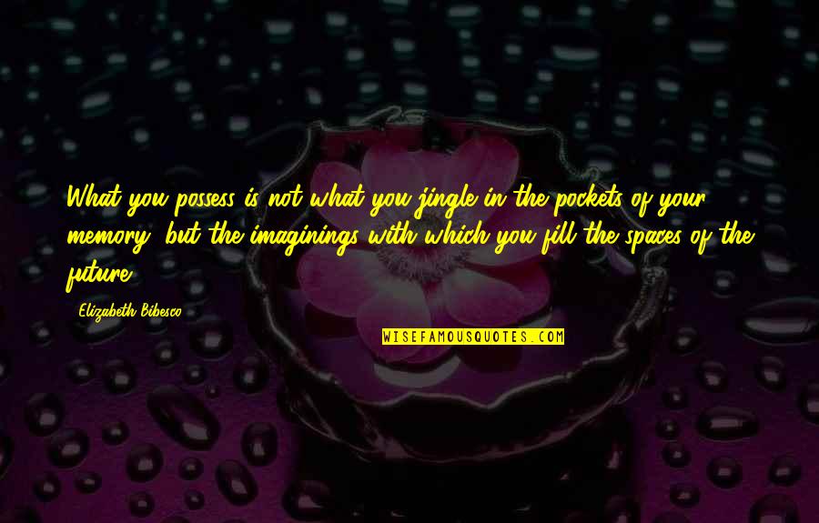 Bibesco Quotes By Elizabeth Bibesco: What you possess is not what you jingle