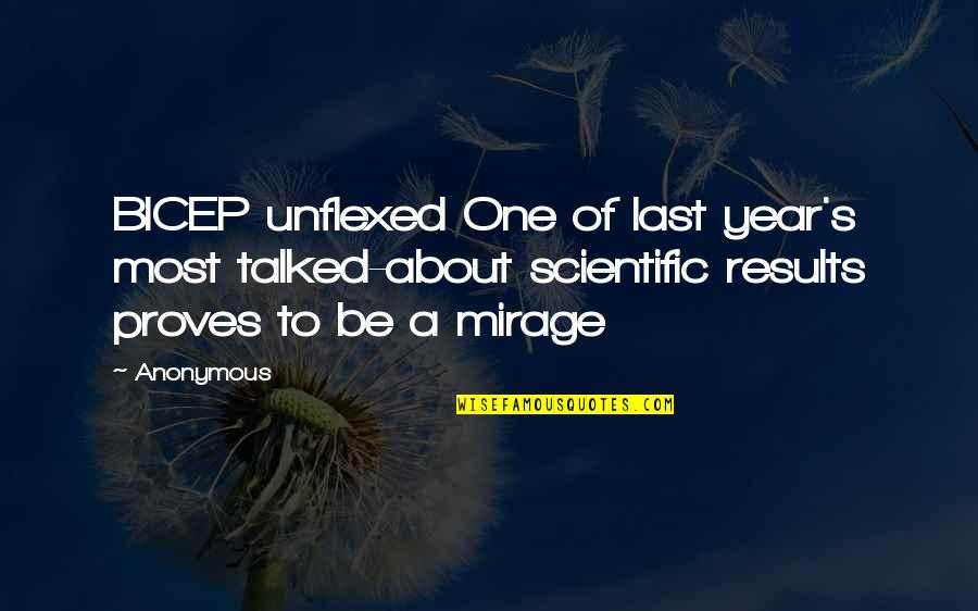 Bicep Quotes By Anonymous: BICEP unflexed One of last year's most talked-about