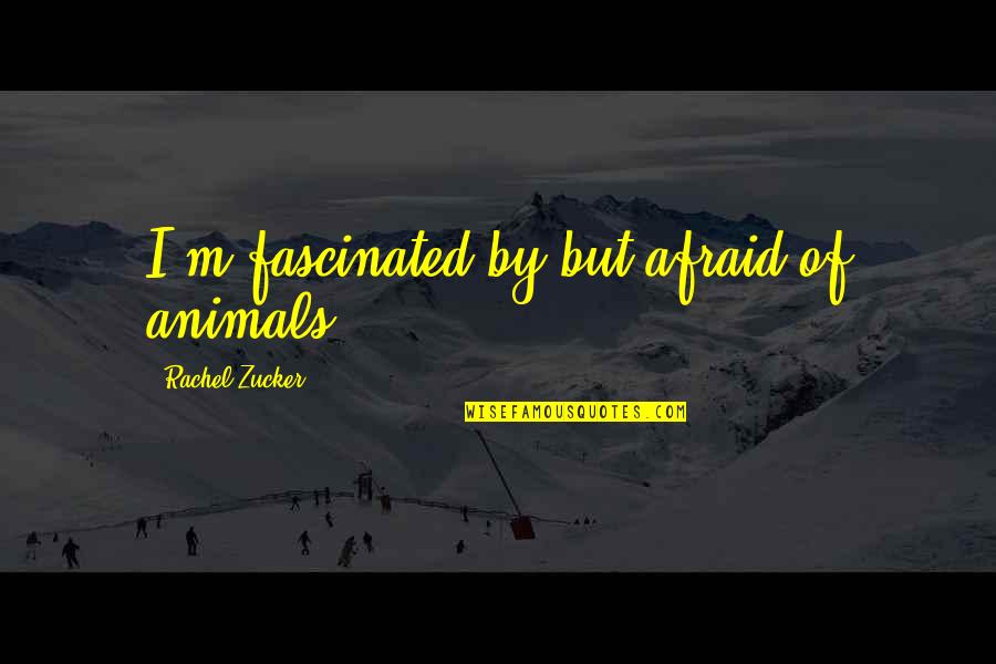 Bicudo Cantando Quotes By Rachel Zucker: I'm fascinated by but afraid of animals. Bicudo Cantando Quotes By Rachel Zucker: I'm fascinated by but afraid of animals.