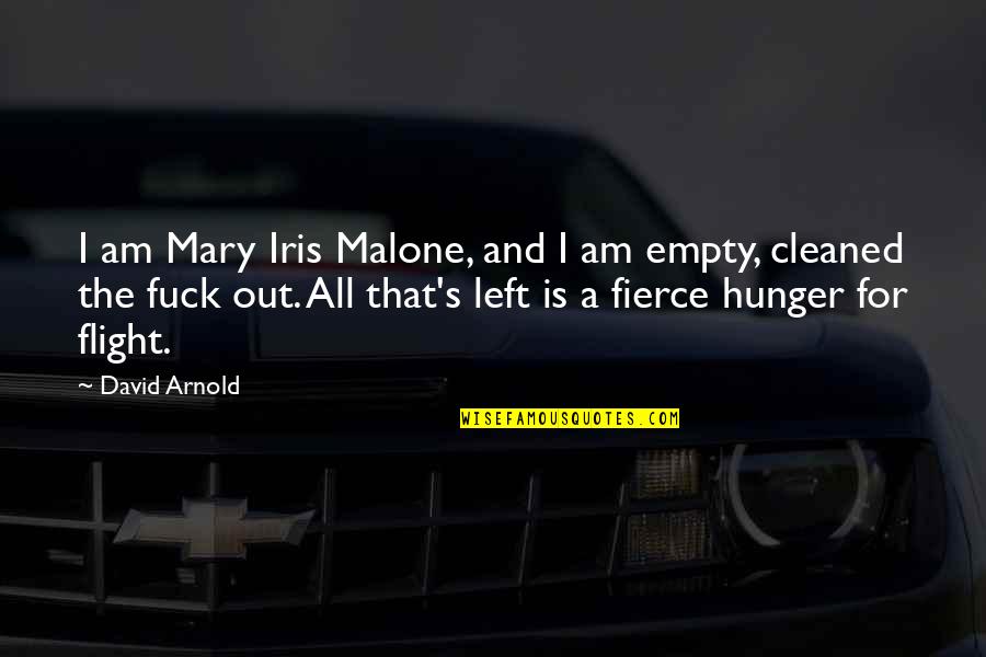 Bicycle Helmets Quotes By David Arnold: I am Mary Iris Malone, and I am