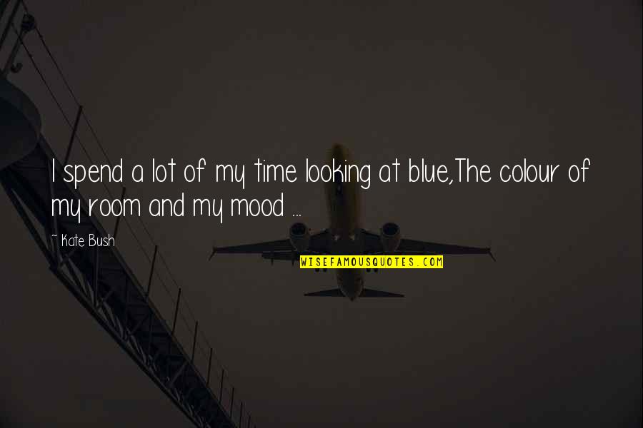 Biderin Quotes By Kate Bush: I spend a lot of my time looking