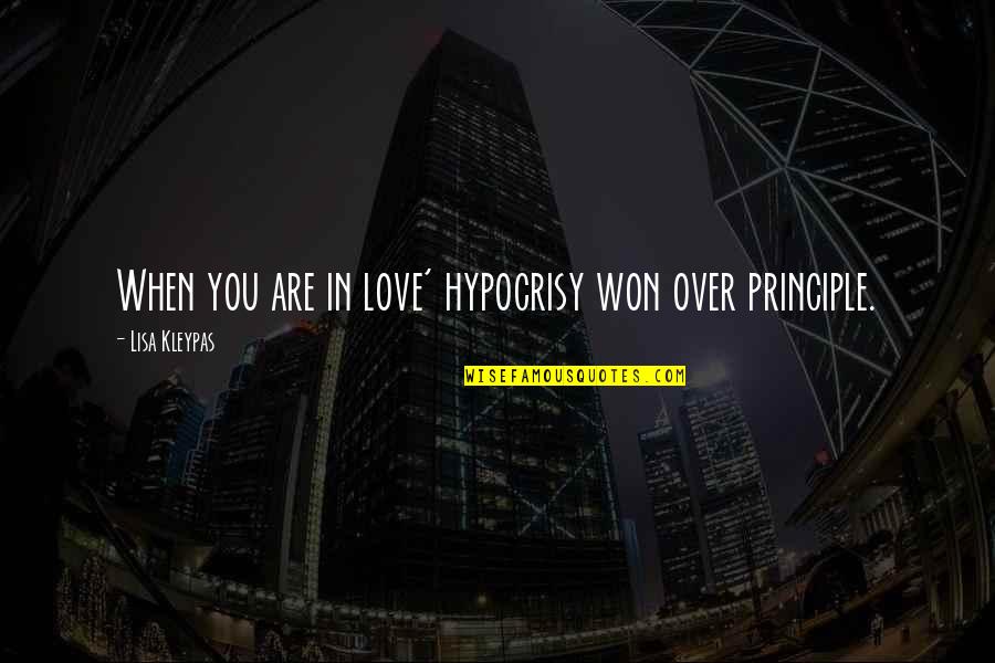 Bidisha Siddique Quotes By Lisa Kleypas: When you are in love' hypocrisy won over Bidisha Siddique Quotes By Lisa Kleypas: When you are in love' hypocrisy won over