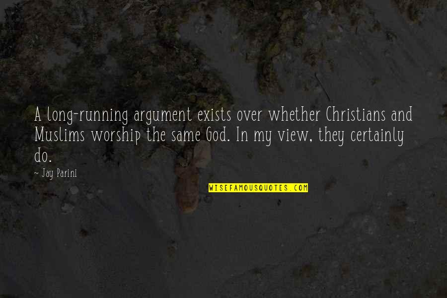 Biennials Quotes By Jay Parini: A long-running argument exists over whether Christians and