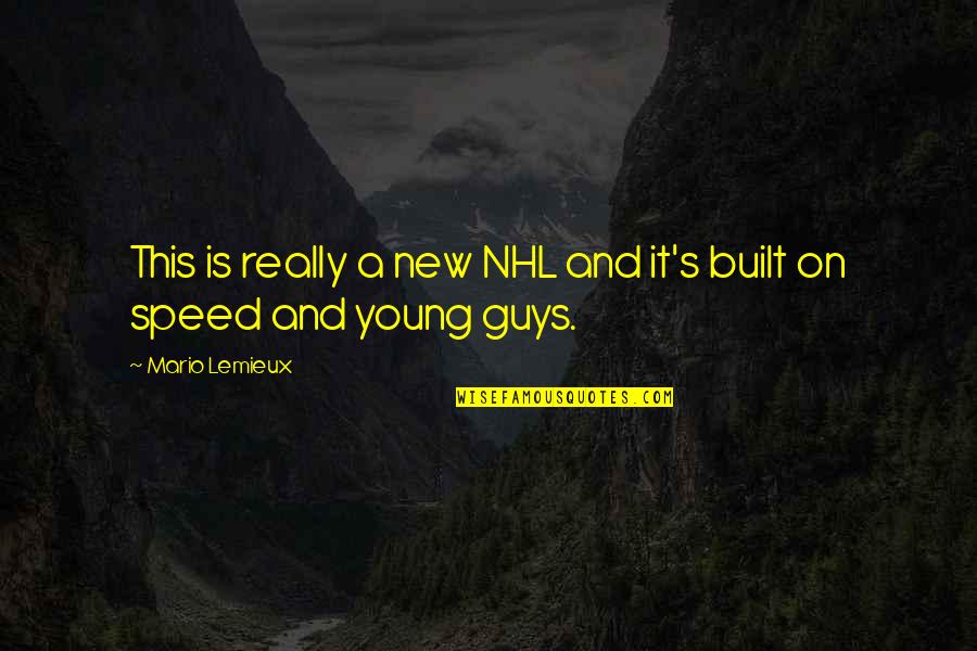 Big Arm Quotes By Mario Lemieux: This is really a new NHL and it's