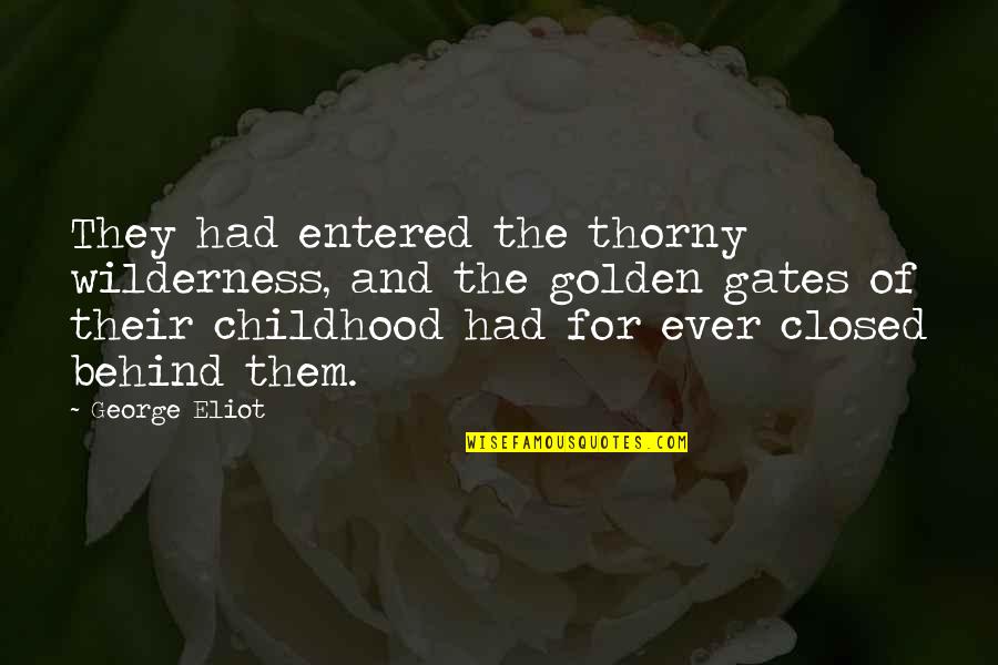 Big Bang Theory Howard's Mother Quotes By George Eliot: They had entered the thorny wilderness, and the Big Bang Theory Howard's Mother Quotes By George Eliot: They had entered the thorny wilderness, and the