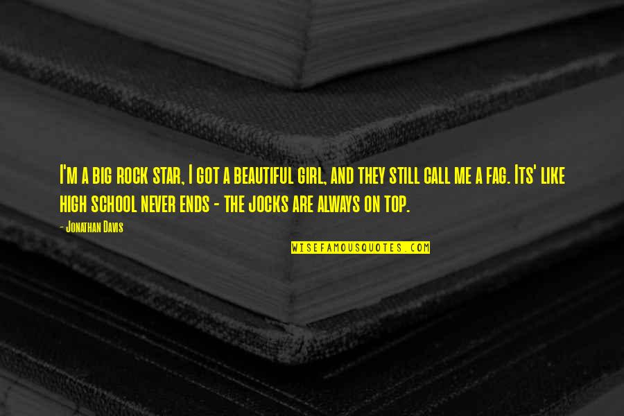 Big Is Beautiful Quotes By Jonathan Davis: I'm a big rock star, I got a Big Is Beautiful Quotes By Jonathan Davis: I'm a big rock star, I got a