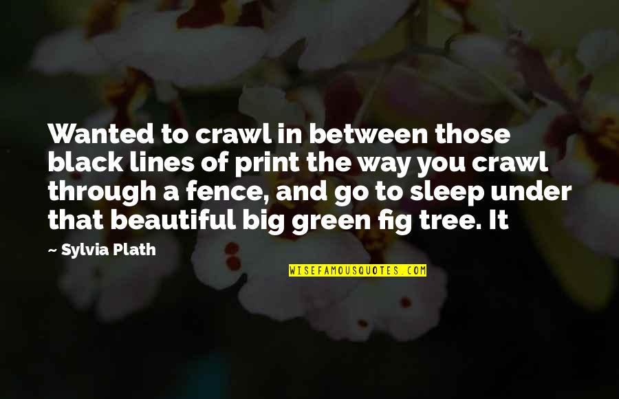 Big Is Beautiful Quotes By Sylvia Plath: Wanted to crawl in between those black lines Big Is Beautiful Quotes By Sylvia Plath: Wanted to crawl in between those black lines