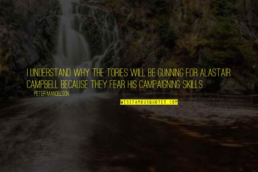 Big Time Dreams Quotes By Peter Mandelson: I understand why the Tories will be gunning