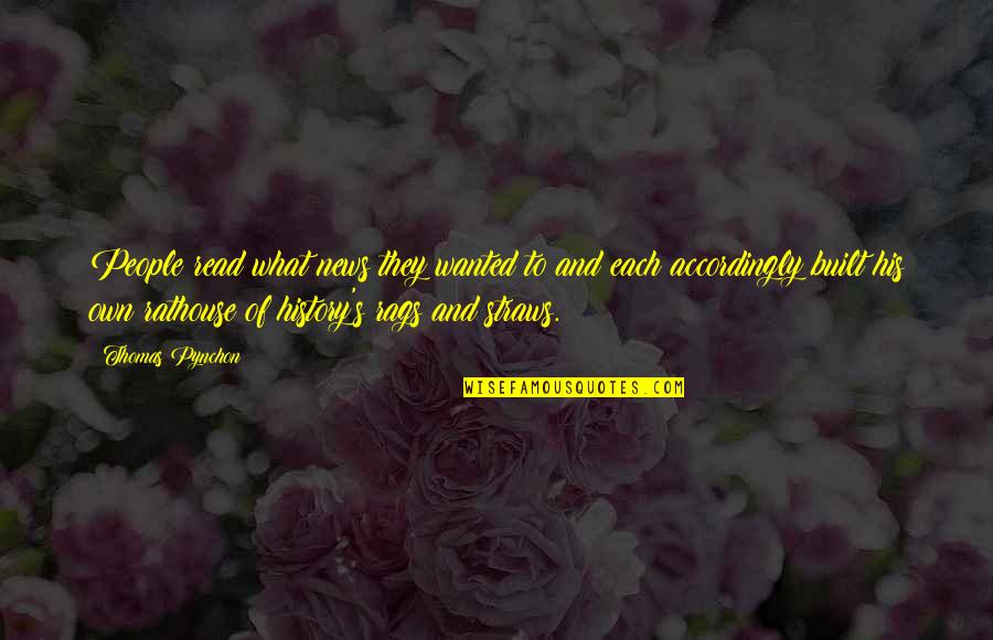 Biguine Quotes By Thomas Pynchon: People read what news they wanted to and Biguine Quotes By Thomas Pynchon: People read what news they wanted to and