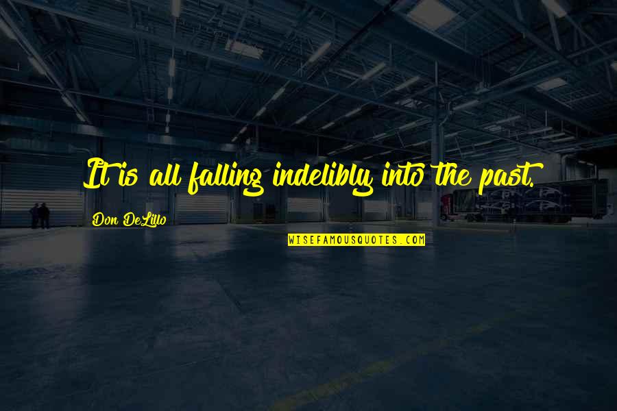 Biking Is My Passion Quotes By Don DeLillo: It is all falling indelibly into the past.