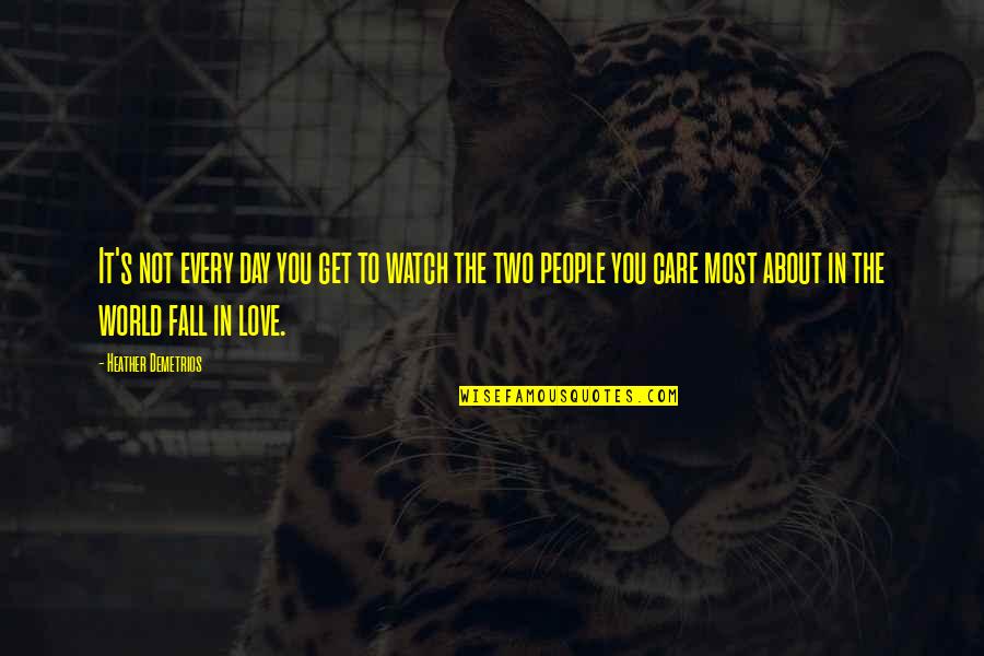 Bikkub Quotes By Heather Demetrios: It's not every day you get to watch