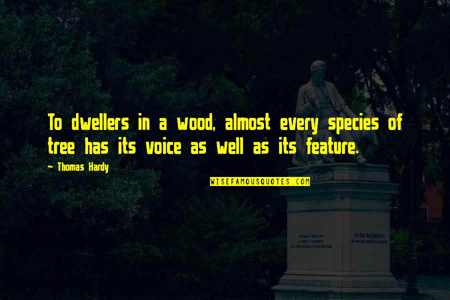 Bilierio Quotes By Thomas Hardy: To dwellers in a wood, almost every species Bilierio Quotes By Thomas Hardy: To dwellers in a wood, almost every species