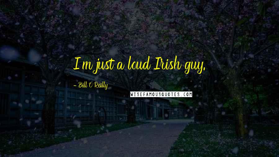 Bill O'Reilly quotes: I'm just a loud Irish guy.