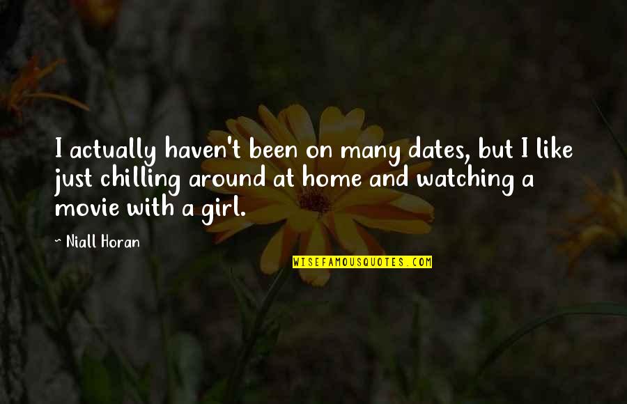 Billhook Brush Quotes By Niall Horan: I actually haven't been on many dates, but Billhook Brush Quotes By Niall Horan: I actually haven't been on many dates, but