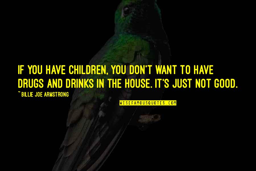 Billie Armstrong Quotes By Billie Joe Armstrong: If you have children, you don't want to