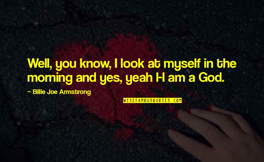 Billie Armstrong Quotes By Billie Joe Armstrong: Well, you know, I look at myself in