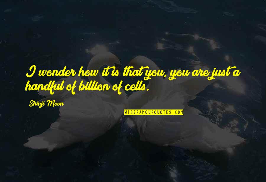 Billion Quotes By Shinji Moon: I wonder how it is that you, you