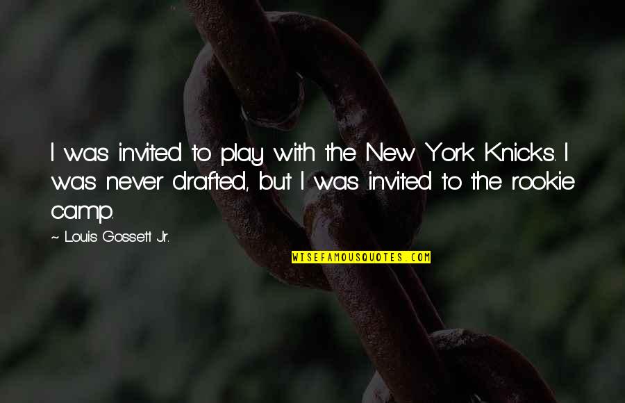 Binational Health Quotes By Louis Gossett Jr.: I was invited to play with the New Binational Health Quotes By Louis Gossett Jr.: I was invited to play with the New
