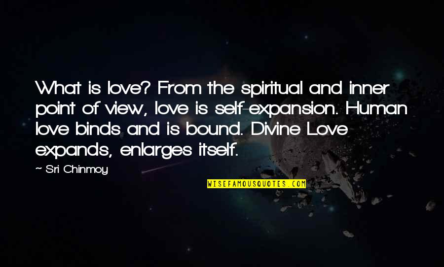 Binds Quotes By Sri Chinmoy: What is love? From the spiritual and inner