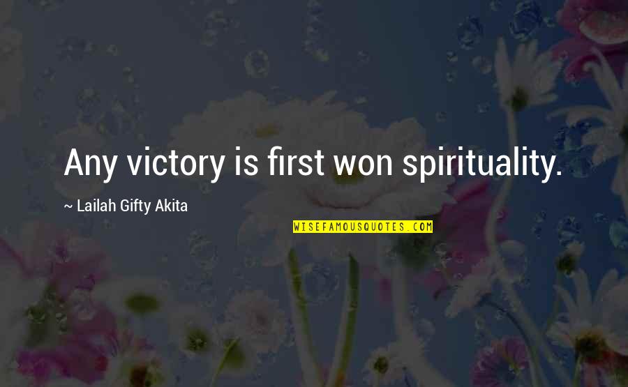 Bionicle 2 Quotes By Lailah Gifty Akita: Any victory is first won spirituality. Bionicle 2 Quotes By Lailah Gifty Akita: Any victory is first won spirituality.