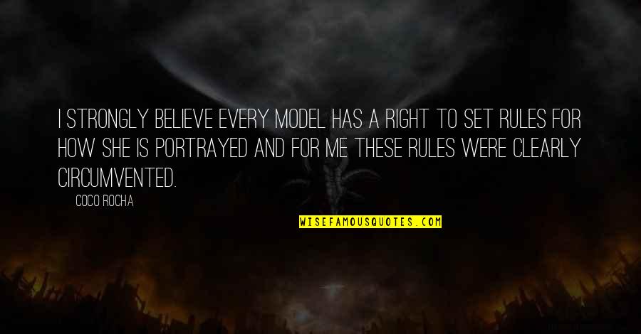 Bir Bibliography Chicago Quotes By Coco Rocha: I strongly believe every model has a right Bir Bibliography Chicago Quotes By Coco Rocha: I strongly believe every model has a right