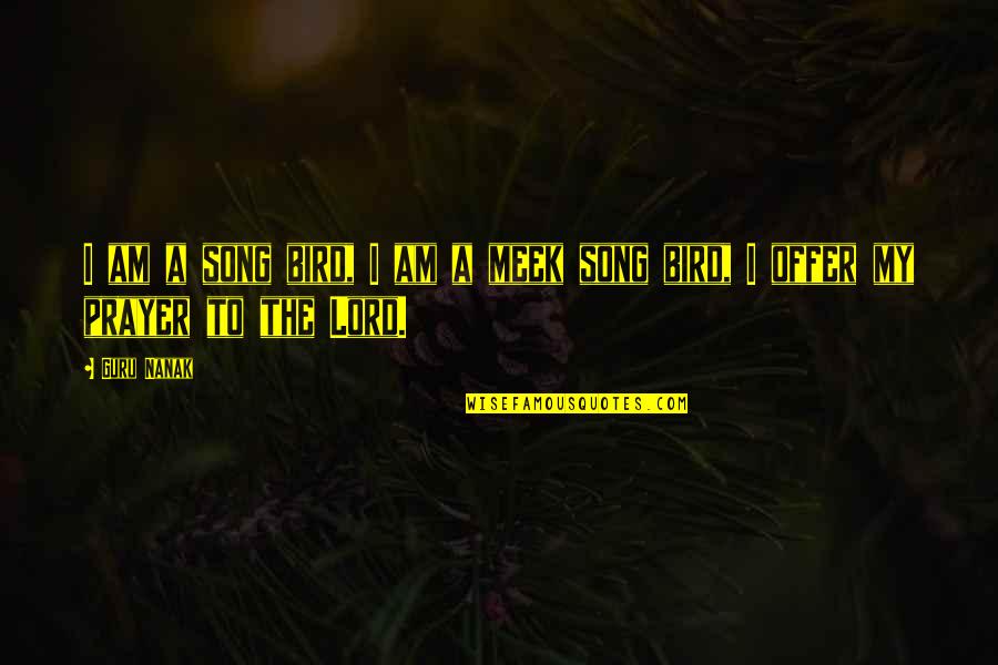 Bird Song Quotes By Guru Nanak: I am a song bird, I am a