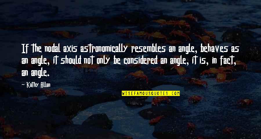 Birds Being Free Quotes By Kathy Allan: If the nodal axis astronomically resembles an angle, Birds Being Free Quotes By Kathy Allan: If the nodal axis astronomically resembles an angle,