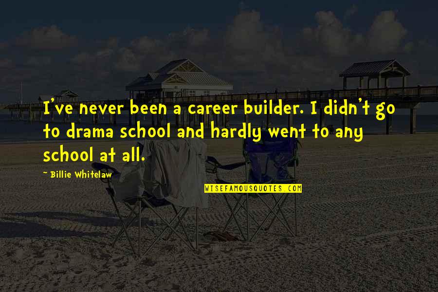 Birds Soaring Quotes By Billie Whitelaw: I've never been a career builder. I didn't Birds Soaring Quotes By Billie Whitelaw: I've never been a career builder. I didn't