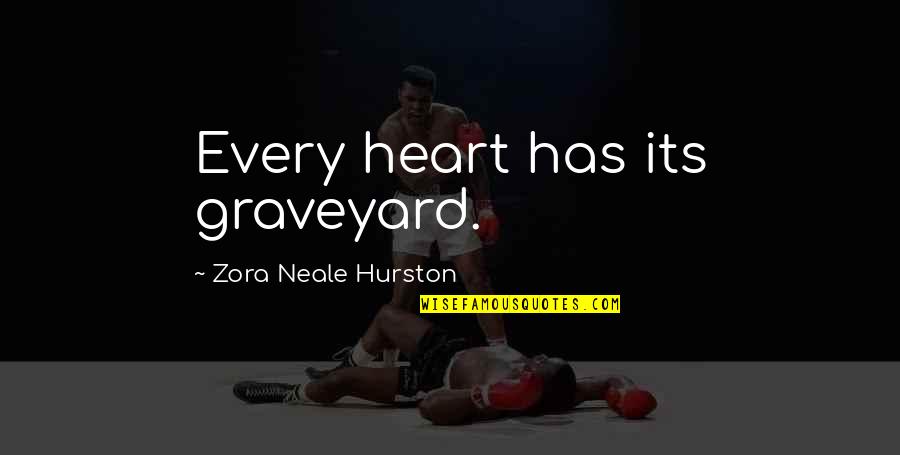 Birra Birra Quotes By Zora Neale Hurston: Every heart has its graveyard. Birra Birra Quotes By Zora Neale Hurston: Every heart has its graveyard.